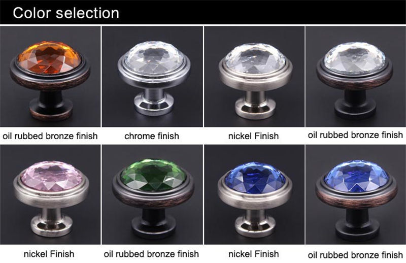 Crystal Knob For Furniture Cabinet Crystal Knob Factory